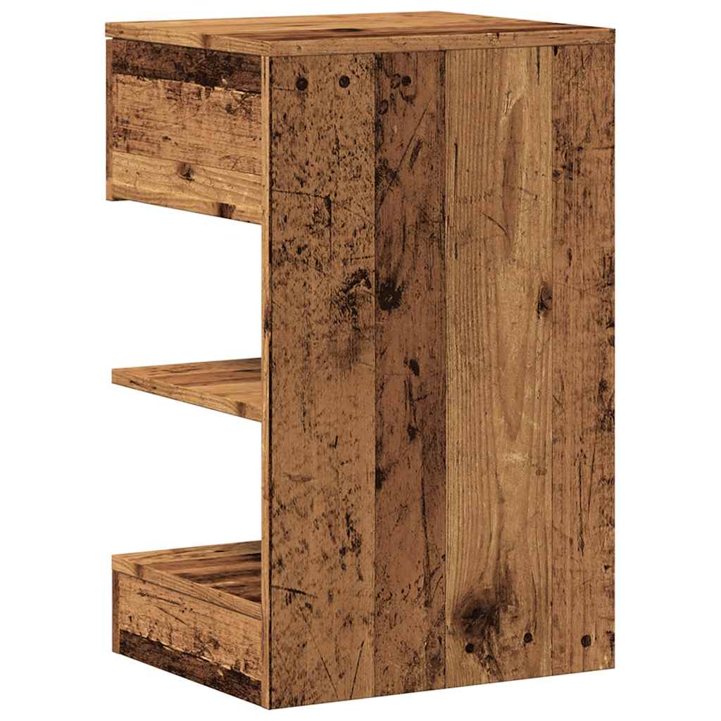 vidaXL Noptiere, 2 buc., lemn vechi, 40x35x65 cm, lemn prelucrat vidaXL Noptiere, 2 buc., lemn vechi, 40x35x65 cm, lemn prelucrat