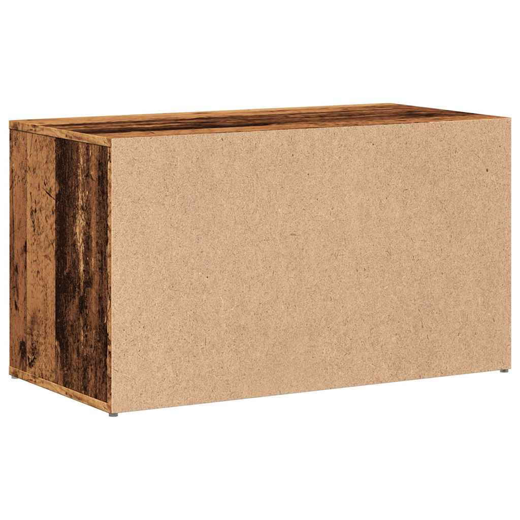 vidaXL Bancă de hol, Lemn vechi, 80x40x45 cm, PAL vidaXL Bancă de hol, Lemn vechi, 80x40x45 cm, PAL