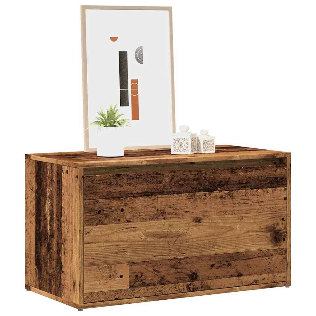 vidaXL Bancă de hol, Lemn vechi, 80x40x45 cm, PAL vidaXL Bancă de hol, Lemn vechi, 80x40x45 cm, PAL