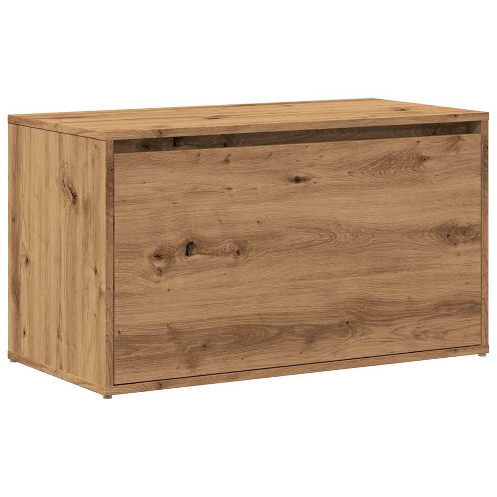 vidaXL Bancă de hol, stejar artizanal, 80x40x45 cm, PAL vidaXL Bancă de hol, stejar artizanal, 80x40x45 cm, PAL