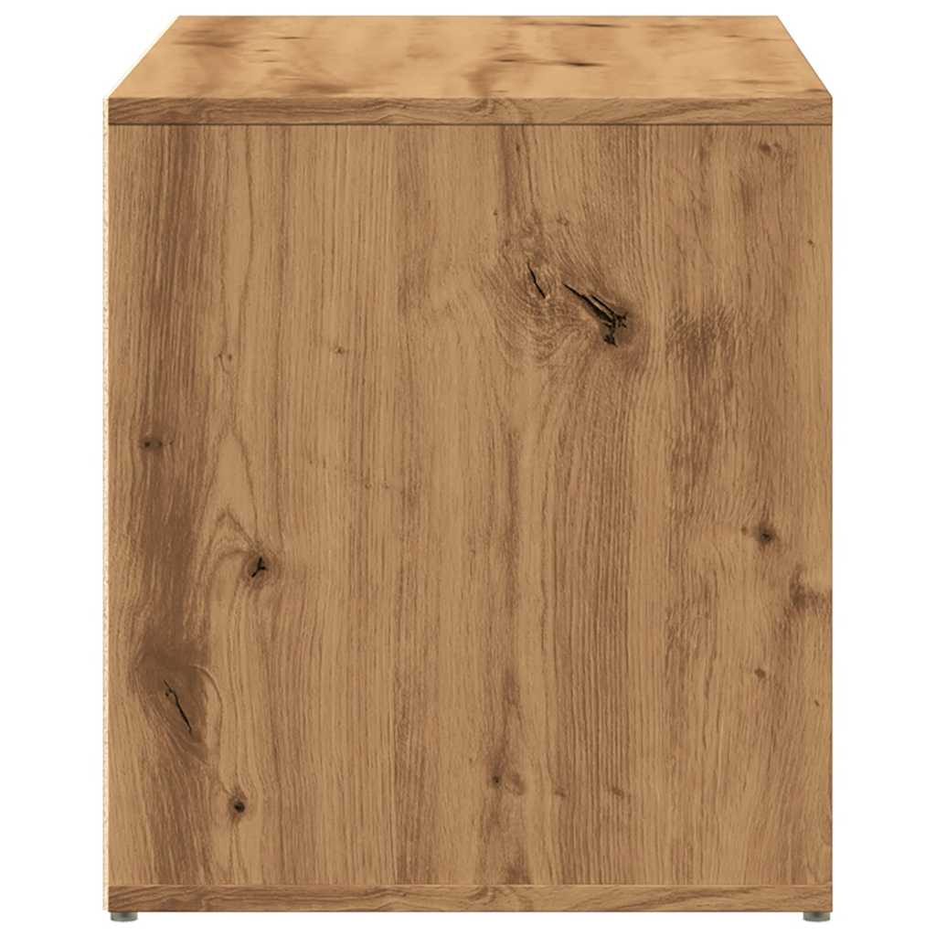 vidaXL Bancă de hol, stejar artizanal, 80x40x45 cm, PAL vidaXL Bancă de hol, stejar artizanal, 80x40x45 cm, PAL