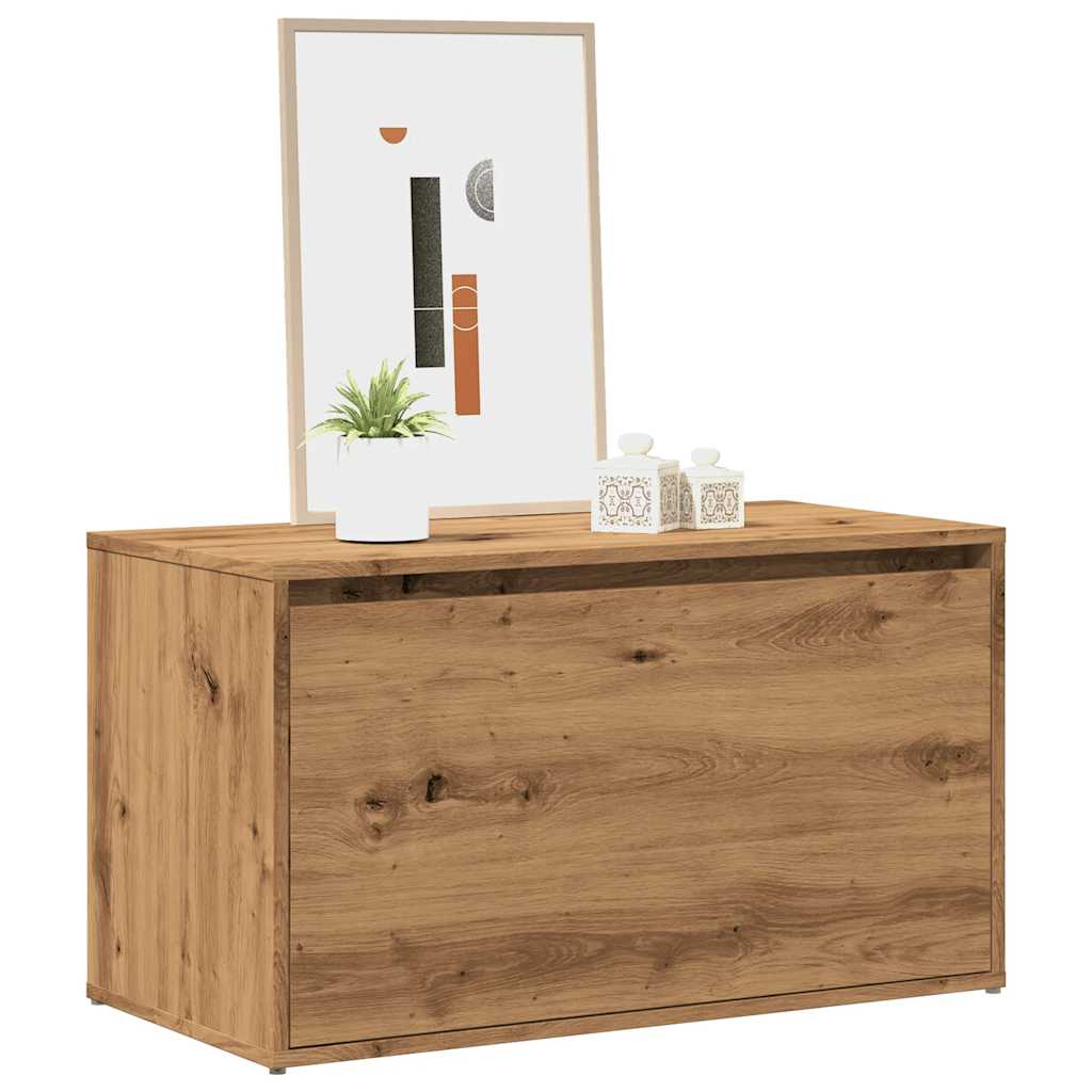 vidaXL Bancă de hol, stejar artizanal, 80x40x45 cm, PAL vidaXL Bancă de hol, stejar artizanal, 80x40x45 cm, PAL