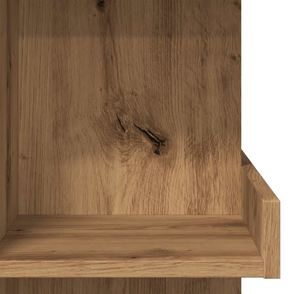 vidaXL Masă bar cu raft de depozitare Stejar artizanal 100x48x101,5 cm vidaXL Masă bar cu raft de depozitare Stejar artizanal 100x48x101,5 cm