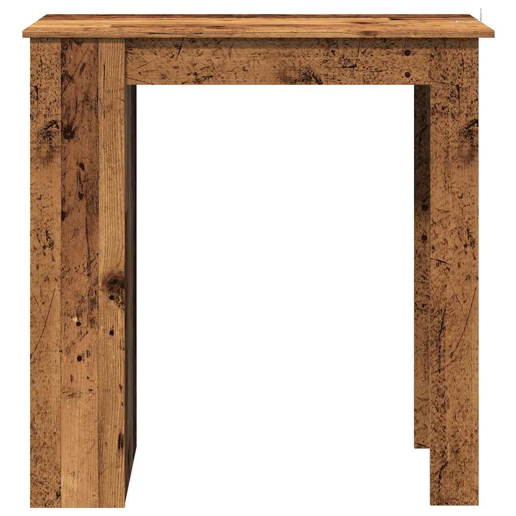 vidaXL Masă bar cu rafturi, lemn vechi, 102x50x103,5 cm lemn prelucrat vidaXL Masă bar cu rafturi, lemn vechi, 102x50x103,5 cm lemn prelucrat