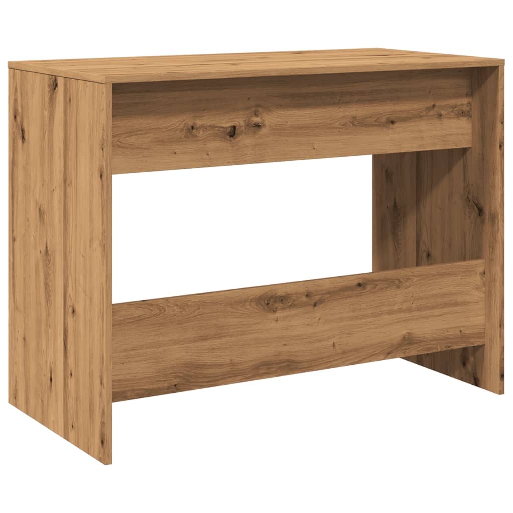 vidaXL Birou, stejar artizanal, 101x50x76,5 cm, lemn prelucrat
