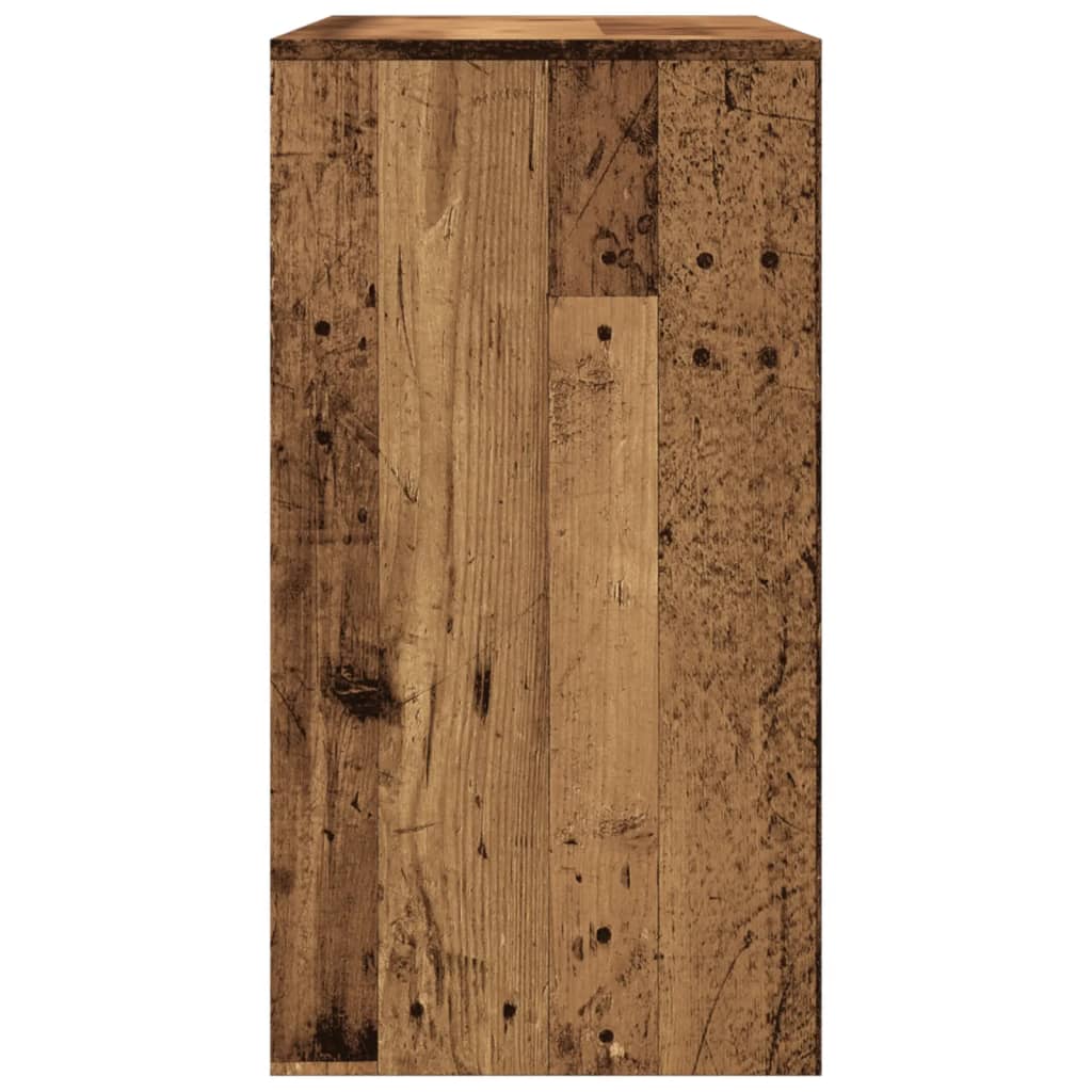 vidaXL Masă consolă, lemn vechi, 89x41x76,5 cm, lemn prelucrat