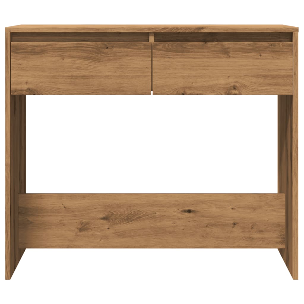 vidaXL Măsuță consolă, stejar artizanal, 89x41x76,5 cm, lemn prelucrat vidaXL Măsuță consolă, stejar artizanal, 89x41x76,5 cm, lemn prelucrat