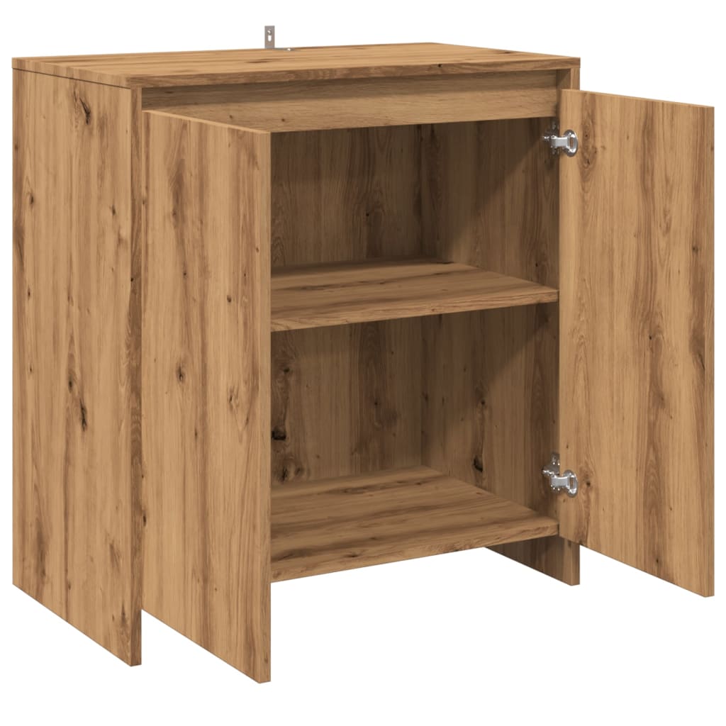 vidaXL Dulap, stejar artizanal, 70x41x75cm, lemn prelucrat