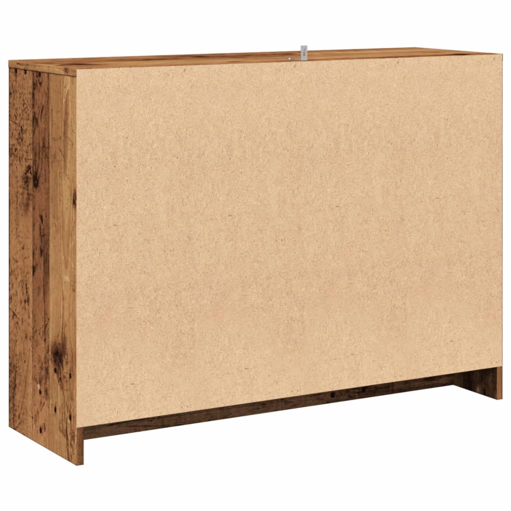vidaXL Servantă, lemn vechi, 102x33x75 cm, lemn prelucrat