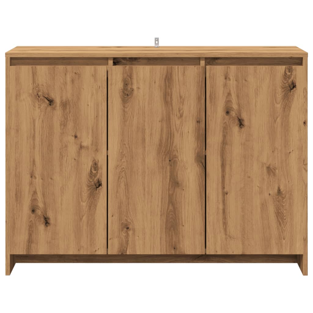 vidaXL Dulap, stejar artizanal, 102x33x75 cm, lemn prelucrat