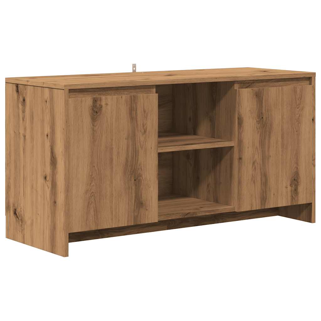 vidaXL Comodă TV, stejar artizanal, 102x37,5x52,5 cm, lemn prelucrat vidaXL Comodă TV, stejar artizanal, 102x37,5x52,5 cm, lemn prelucrat