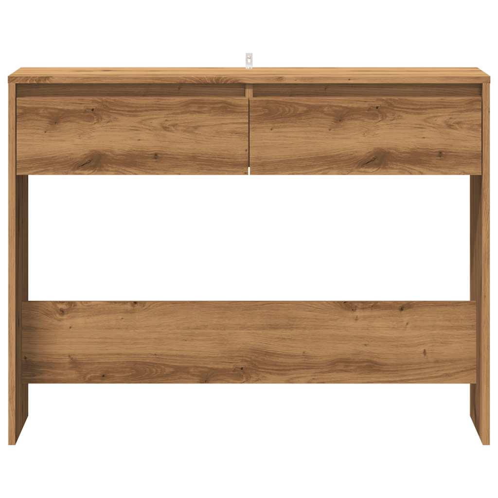 vidaXL Măsuță consolă, stejar artizanal, 100x35x76,5cm, lemn prelucrat vidaXL Măsuță consolă, stejar artizanal, 100x35x76,5cm, lemn prelucrat