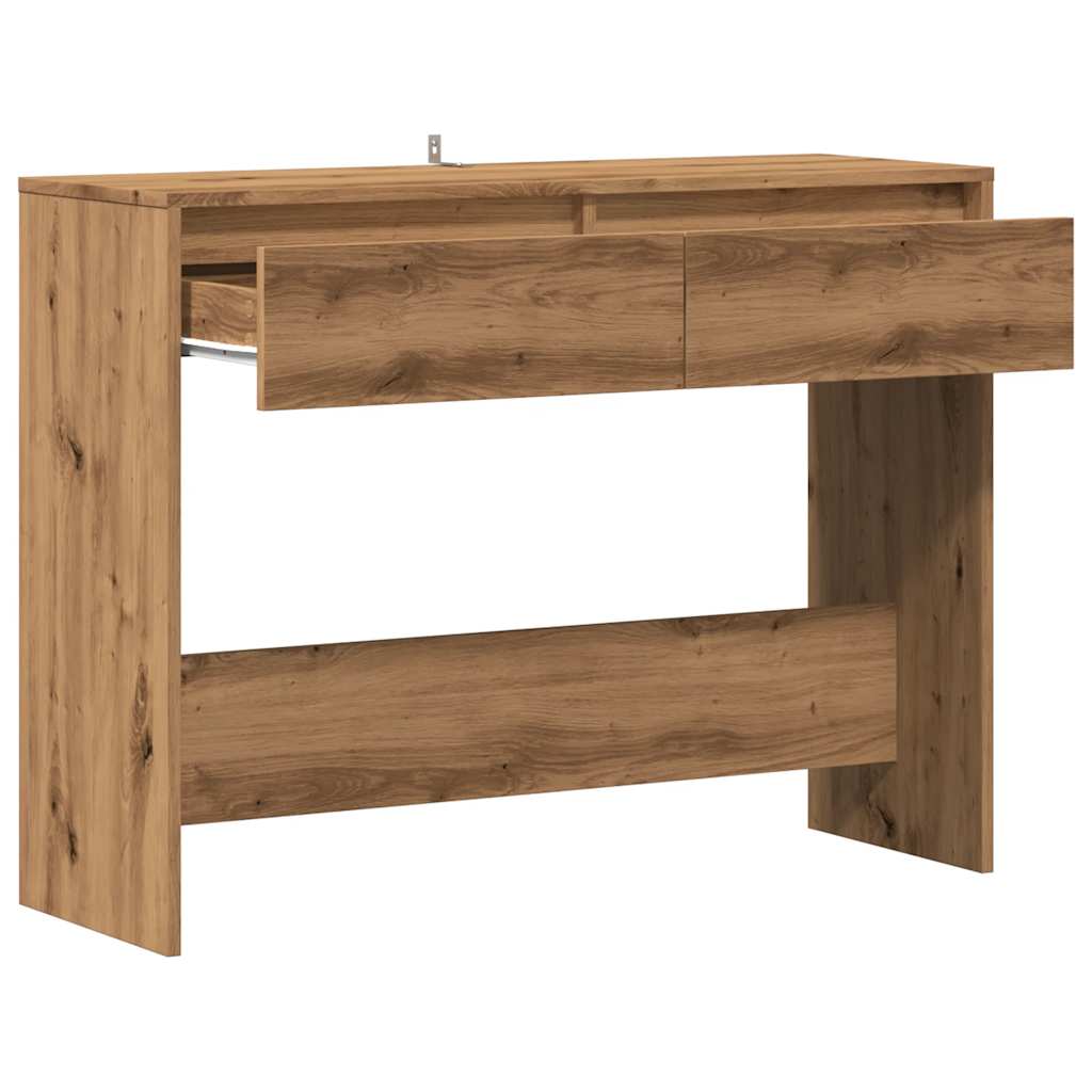vidaXL Măsuță consolă, stejar artizanal, 100x35x76,5cm, lemn prelucrat vidaXL Măsuță consolă, stejar artizanal, 100x35x76,5cm, lemn prelucrat