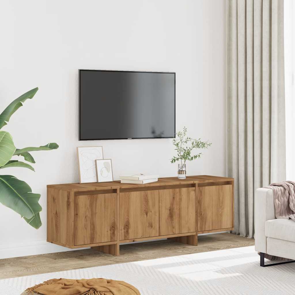 vidaXL Comodă TV, stejar artizanal, 120x30x40,5 cm, lemn prelucrat vidaXL Comodă TV, stejar artizanal, 120x30x40,5 cm, lemn prelucrat