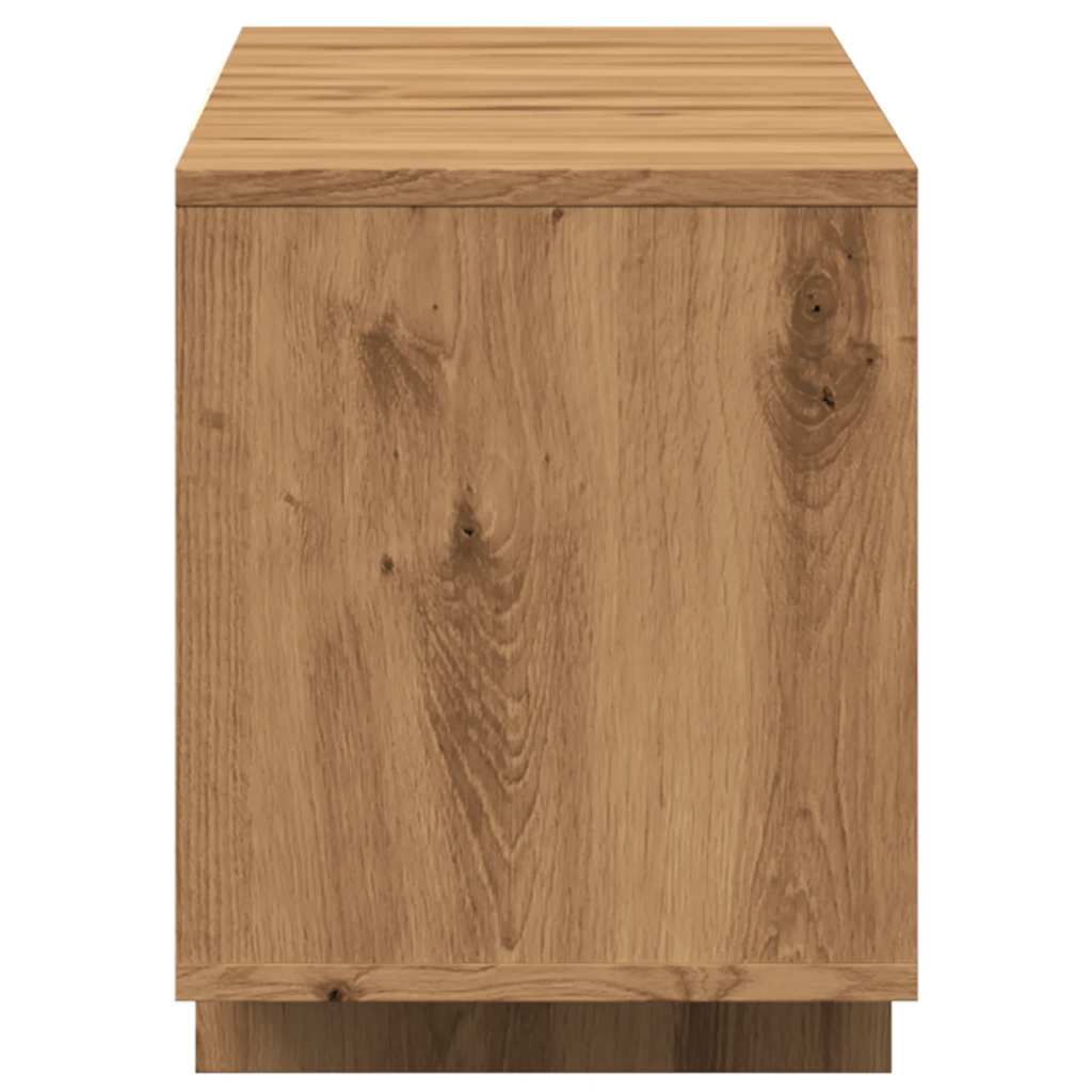 vidaXL Comodă TV, stejar artizanal, 120x30x40,5 cm, lemn prelucrat vidaXL Comodă TV, stejar artizanal, 120x30x40,5 cm, lemn prelucrat