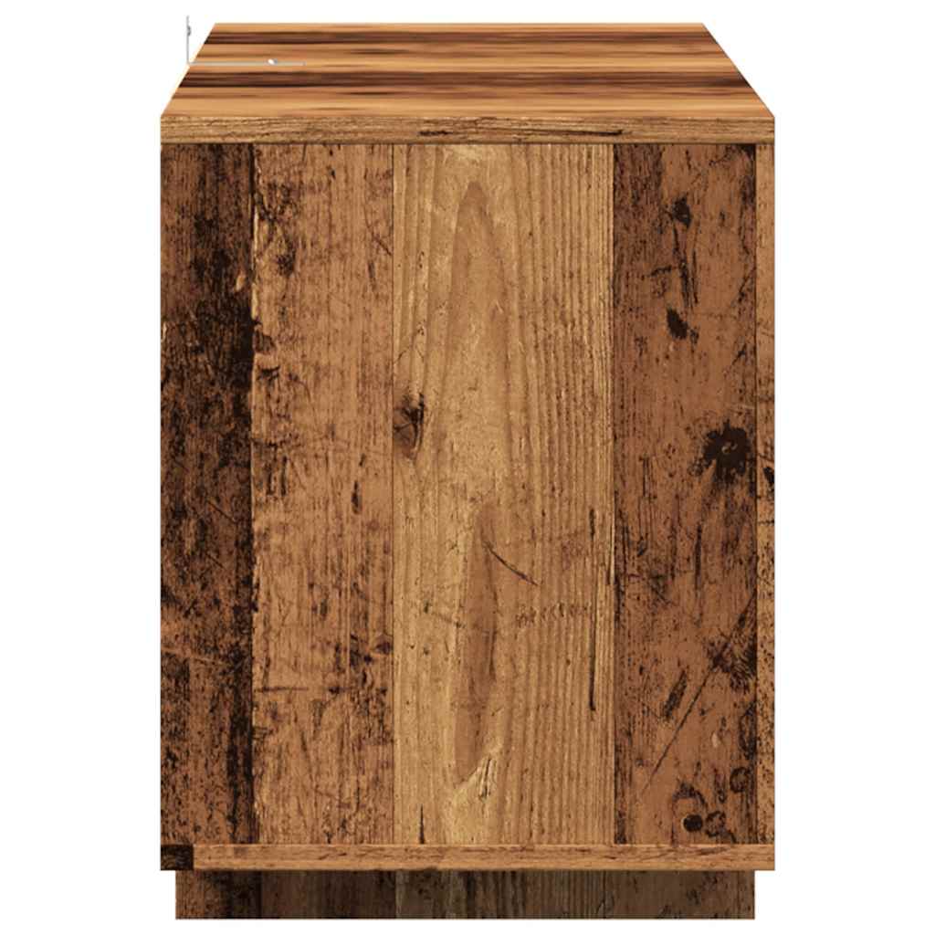 vidaXL Dulap TV, lemn vechi, 130x35x50 cm, lemn prelucrat