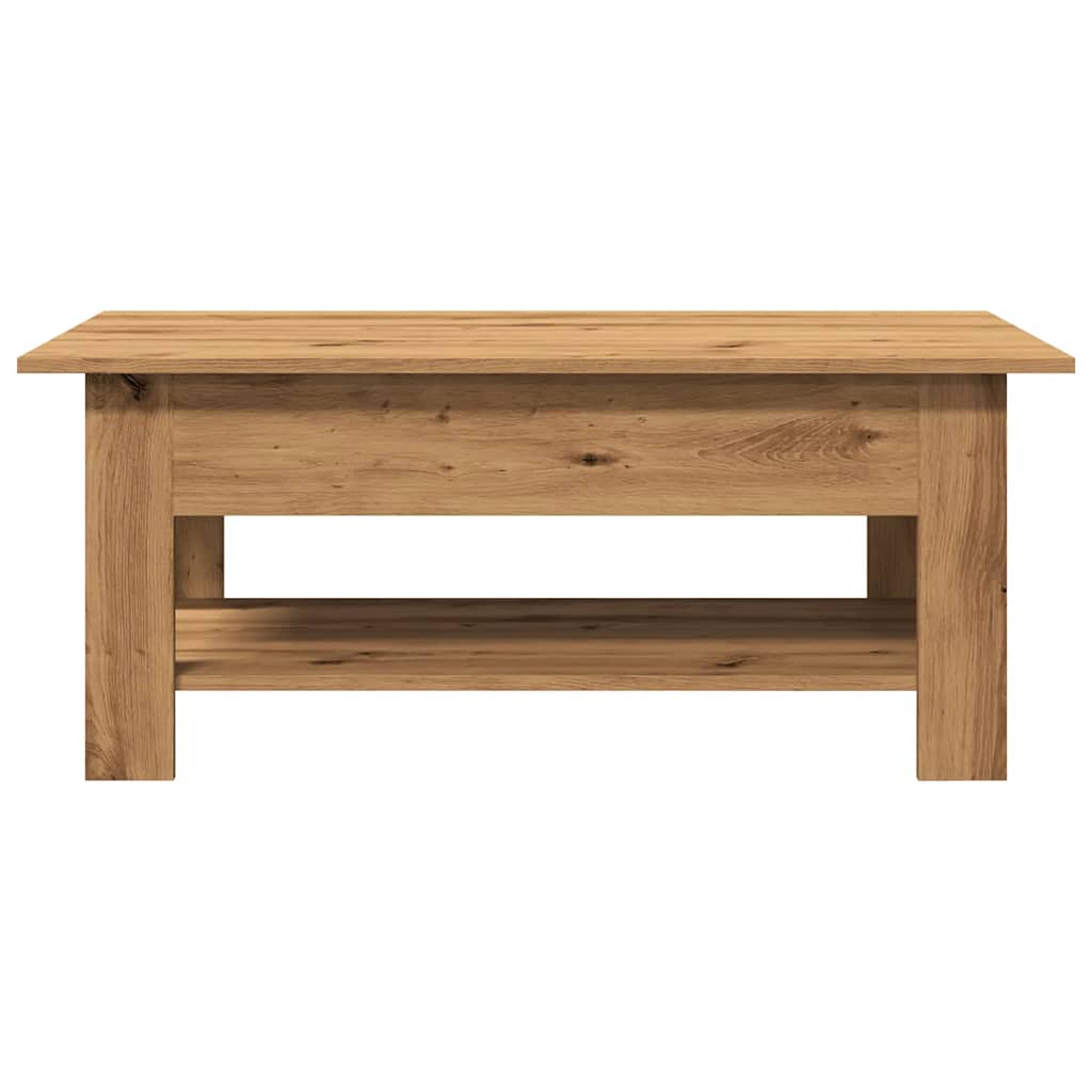 vidaXL Măsuță de cafea, stejar artizanal, 102x55x42 cm, lemn prelucrat