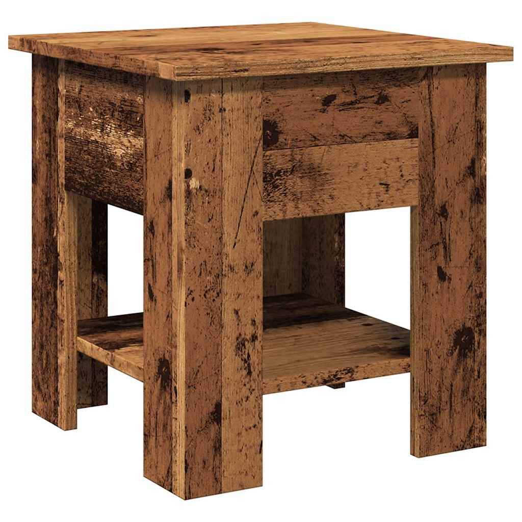 vidaXL Măsuță de cafea, lemn vechi, 40x40x42 cm, lemn prelucrat vidaXL Măsuță de cafea, lemn vechi, 40x40x42 cm, lemn prelucrat
