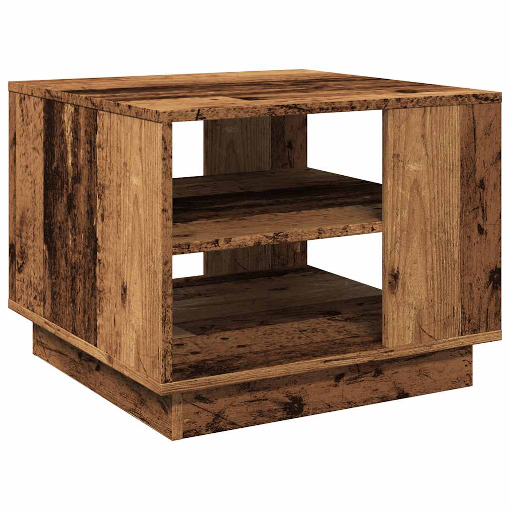 vidaXL Măsuță de cafea, lemn vechi, 55x55x42 cm, lemn prelucrat vidaXL Măsuță de cafea, lemn vechi, 55x55x42 cm, lemn prelucrat