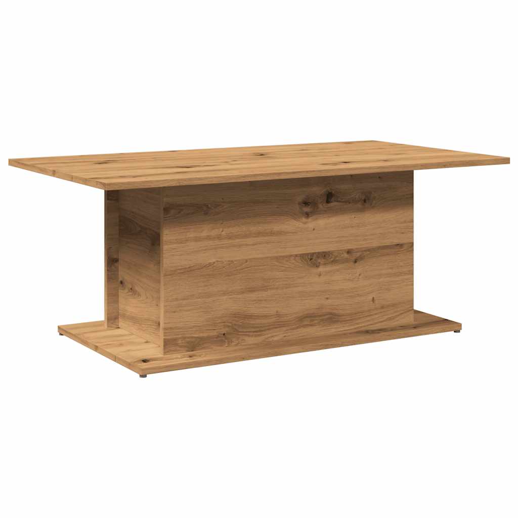 vidaXL Măsuță cafea, stejar artizanal, 102x55,5x40 cm, lemn prelucrat vidaXL Măsuță cafea, stejar artizanal, 102x55,5x40 cm, lemn prelucrat