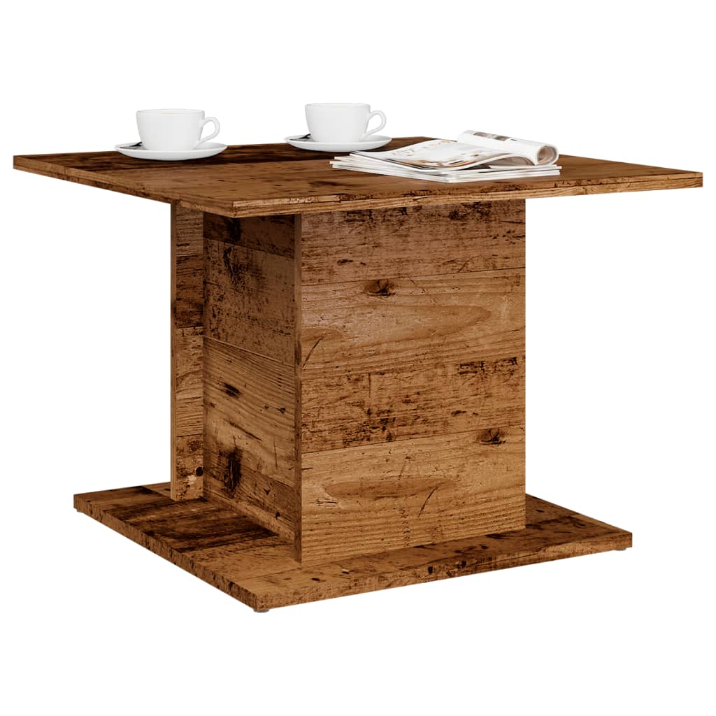 vidaXL Măsuță de cafea, lemn vechi, 55,5x55,5x40 cm, lemn prelucrat vidaXL Măsuță de cafea, lemn vechi, 55,5x55,5x40 cm, lemn prelucrat