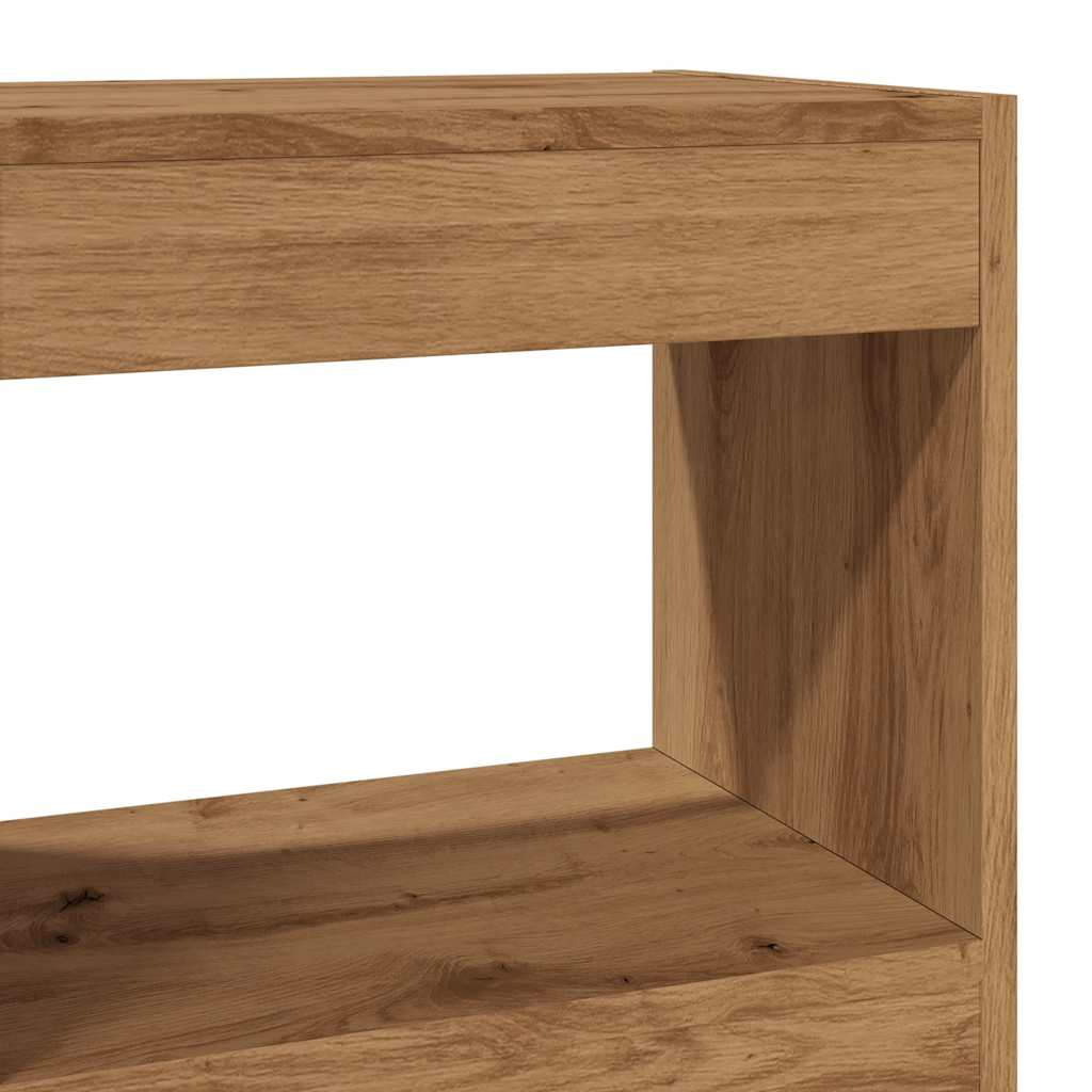vidaXL Bibliotecă/Separator de cameră stejar artizanal 40x30x72 cm vidaXL Bibliotecă/Separator de cameră stejar artizanal 40x30x72 cm