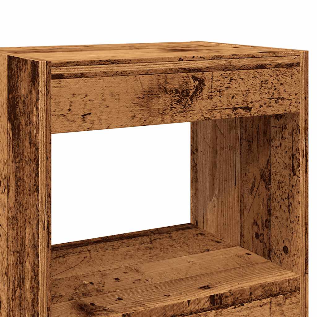 vidaXL Dulap cu cărți/Separator de cameră Lemn vechi 40x30x198 cm vidaXL Dulap cu cărți/Separator de cameră Lemn vechi 40x30x198 cm