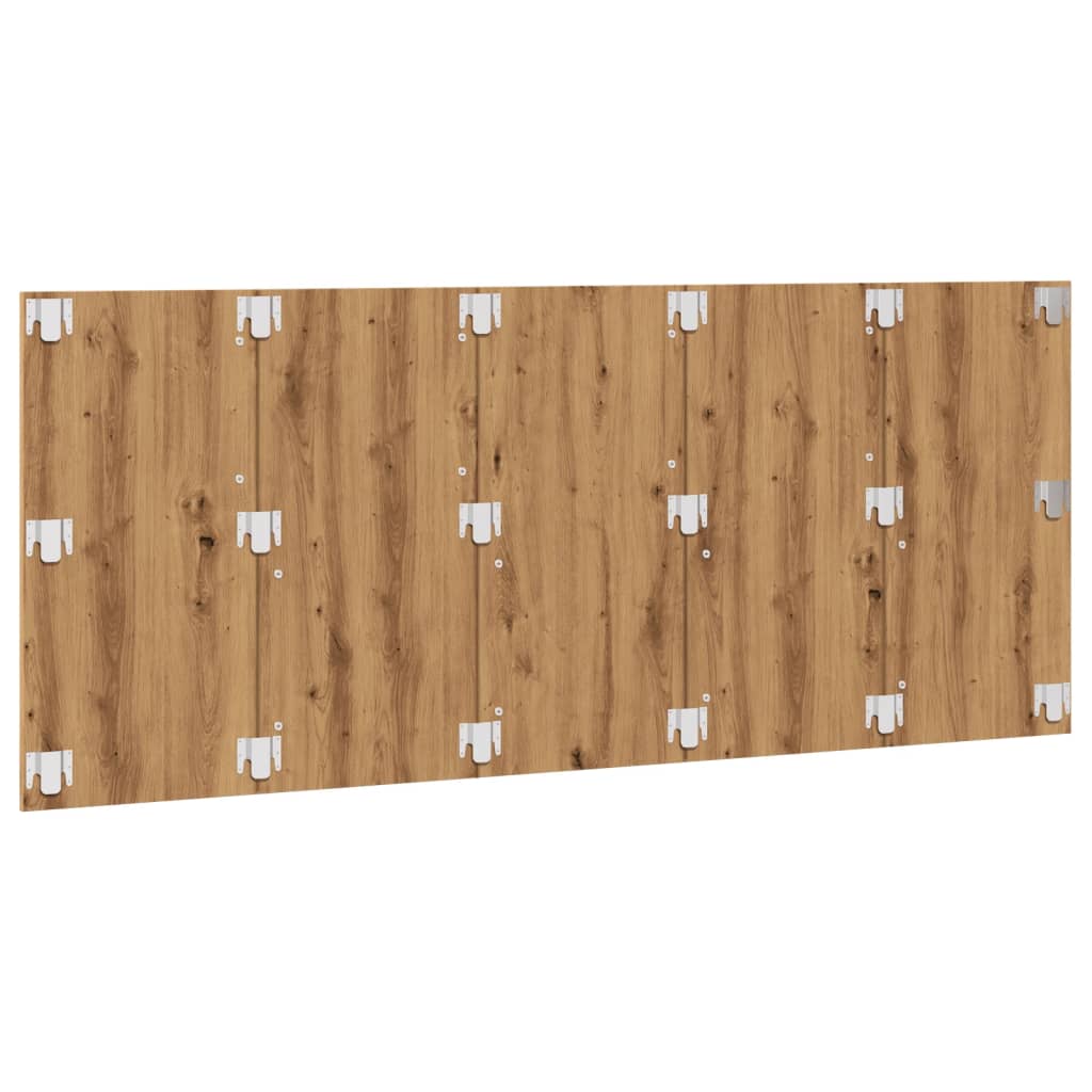 vidaXL Tăblie de pat cu LED, stejar artizanal, 200x1,5x80 cm, lemn vidaXL Tăblie de pat cu LED, stejar artizanal, 200x1,5x80 cm, lemn
