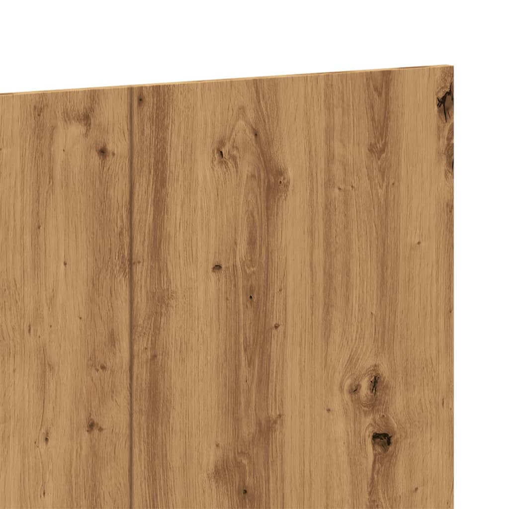 vidaXL Tăblie de pat cu LED, stejar artizanal, 200x1,5x80 cm, lemn vidaXL Tăblie de pat cu LED, stejar artizanal, 200x1,5x80 cm, lemn