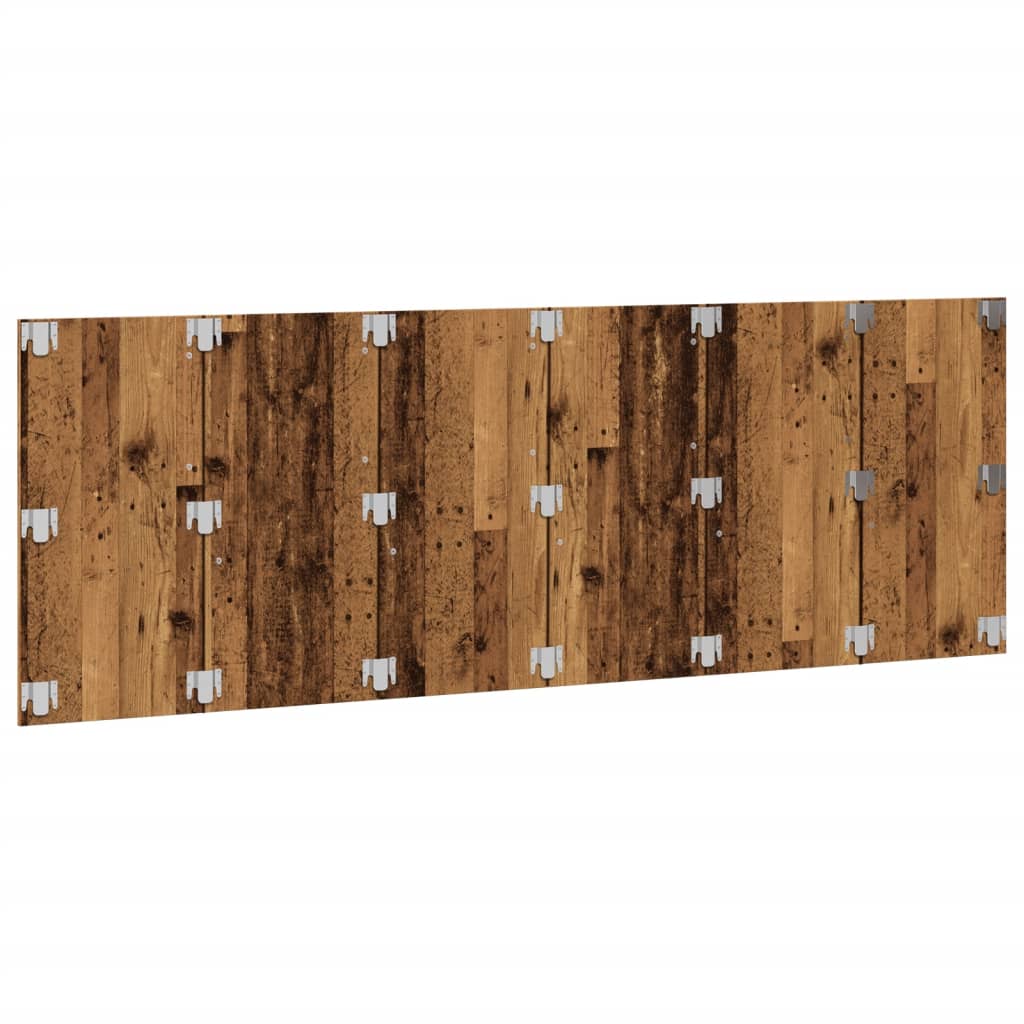 vidaXL Tăblie pat de perete, lemn vechi, 240x1,5x80 cm, lemn compozit vidaXL Tăblie pat de perete, lemn vechi, 240x1,5x80 cm, lemn compozit