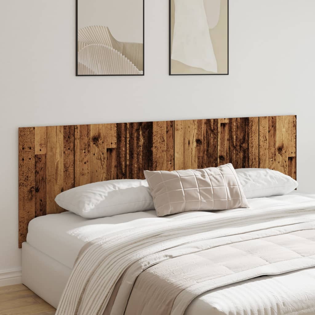 vidaXL Tăblie pat de perete, lemn vechi, 240x1,5x80 cm, lemn compozit vidaXL Tăblie pat de perete, lemn vechi, 240x1,5x80 cm, lemn compozit