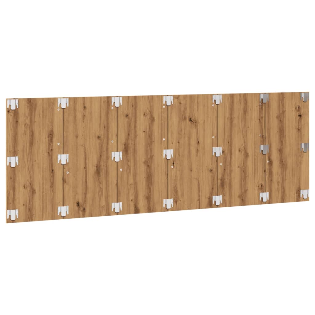 vidaXL Tăblie pat de perete lemn artizanal 240x1,5x80 cm lemn compozit vidaXL Tăblie pat de perete lemn artizanal 240x1,5x80 cm lemn compozit