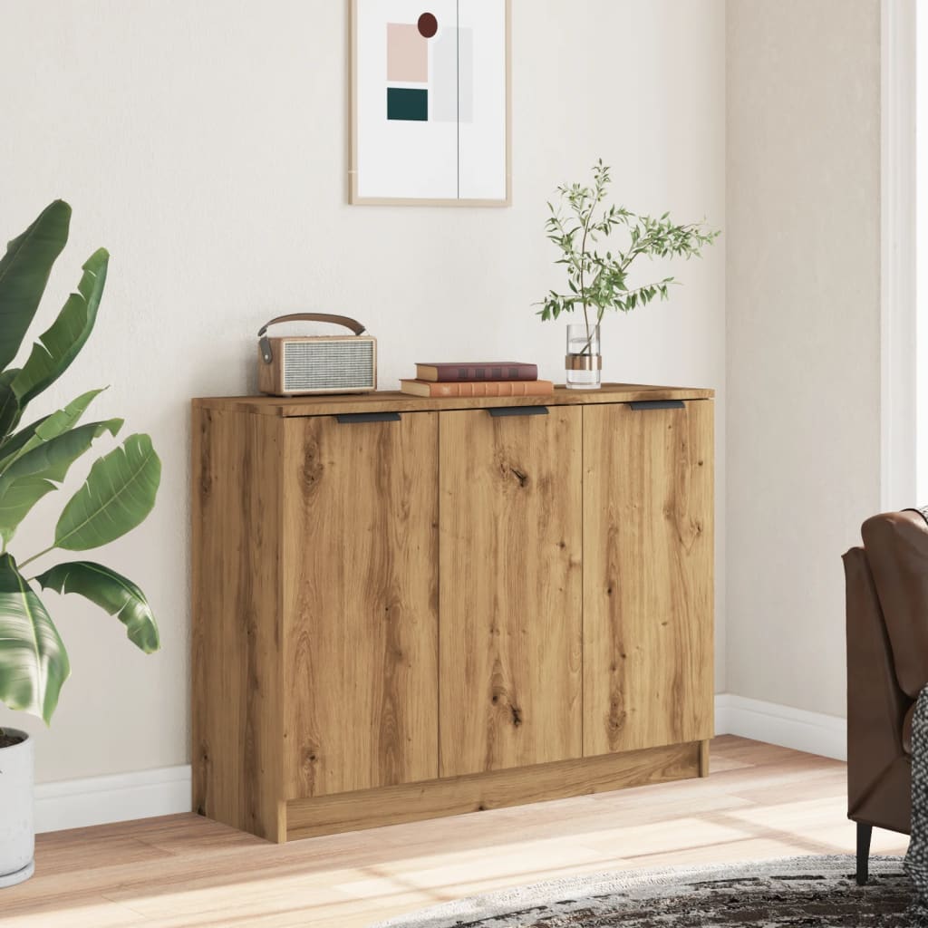 vidaXL Dulap, stejar artizanal, 90,5x30x70 cm, lemn prelucrat