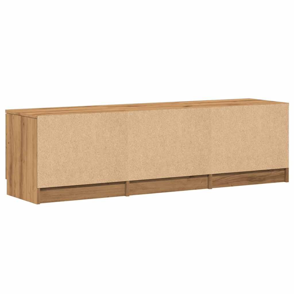vidaXL Comodă TV, stejar artizanal, 140x35x40 cm, lemn prelucrat vidaXL Comodă TV, stejar artizanal, 140x35x40 cm, lemn prelucrat