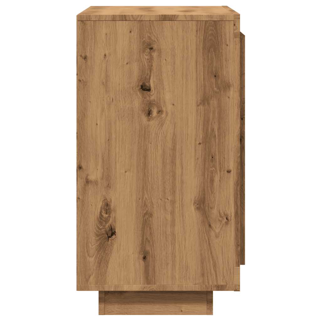 vidaXL Dulap, Stejar artizanal, 80x40x75 cm, lemn prelucrat