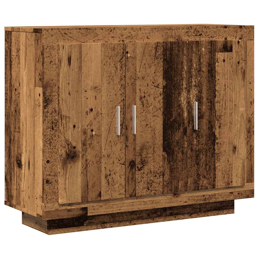 vidaXL Dulap, lemn vechi, 92x35x75 cm, lemn compozit