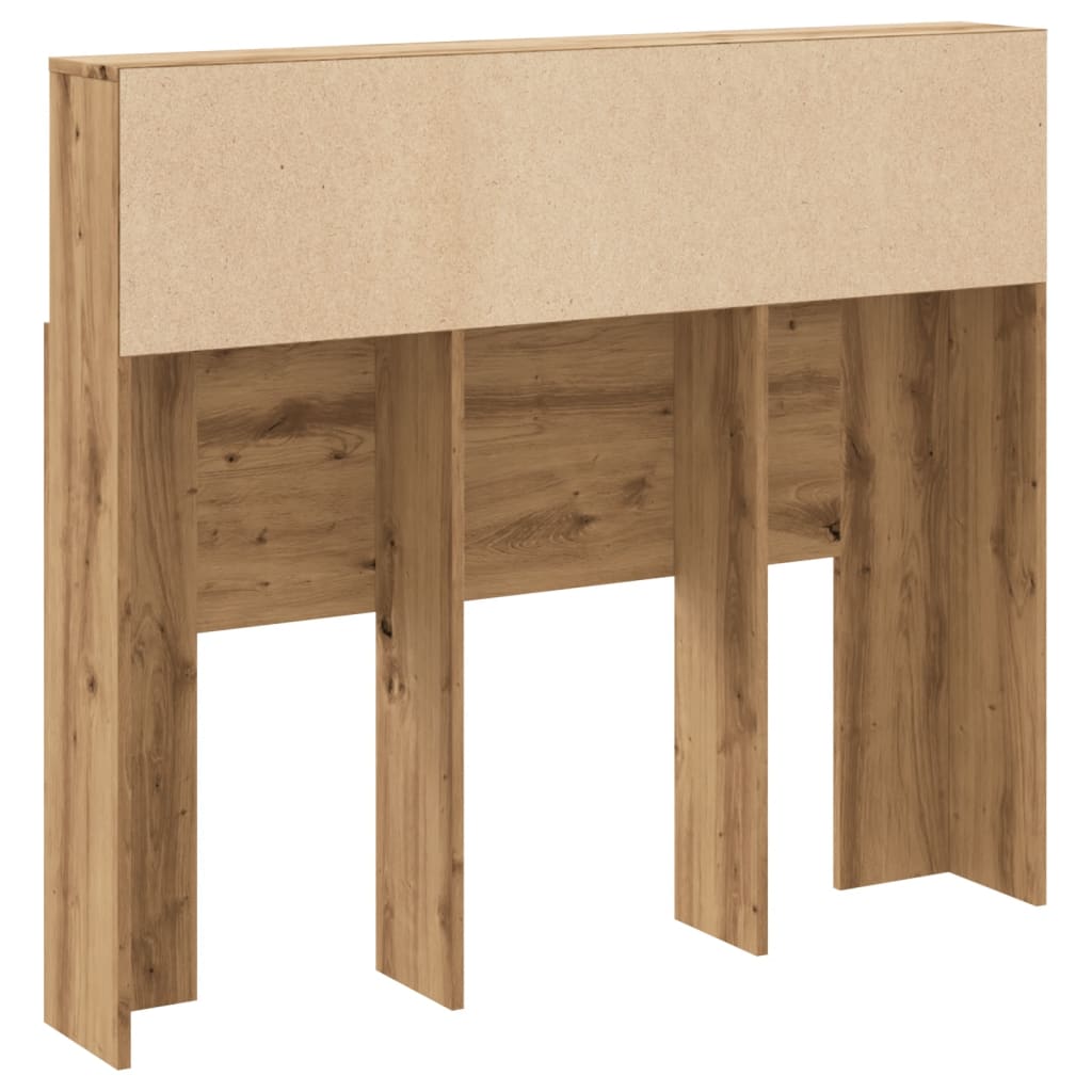 vidaXL Tăblie pat/dulap, lemn artizanal 120x19x103,5 cm lemn prelucrat vidaXL Tăblie pat/dulap, lemn artizanal 120x19x103,5 cm lemn prelucrat