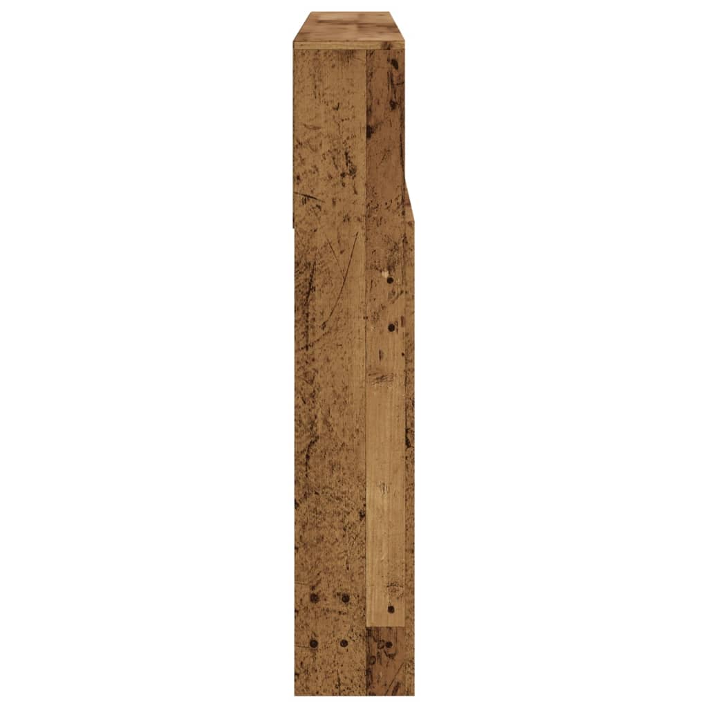 vidaXL Tăblie de pat cu dulap, lemn vechi, 140x19x103,5 cm vidaXL Tăblie de pat cu dulap, lemn vechi, 140x19x103,5 cm