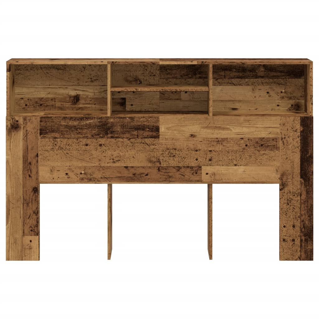 vidaXL Tăblie pat cu dulap, lemn vechi 160x19x103,5 cm lemn prelucrat vidaXL Tăblie pat cu dulap, lemn vechi 160x19x103,5 cm lemn prelucrat