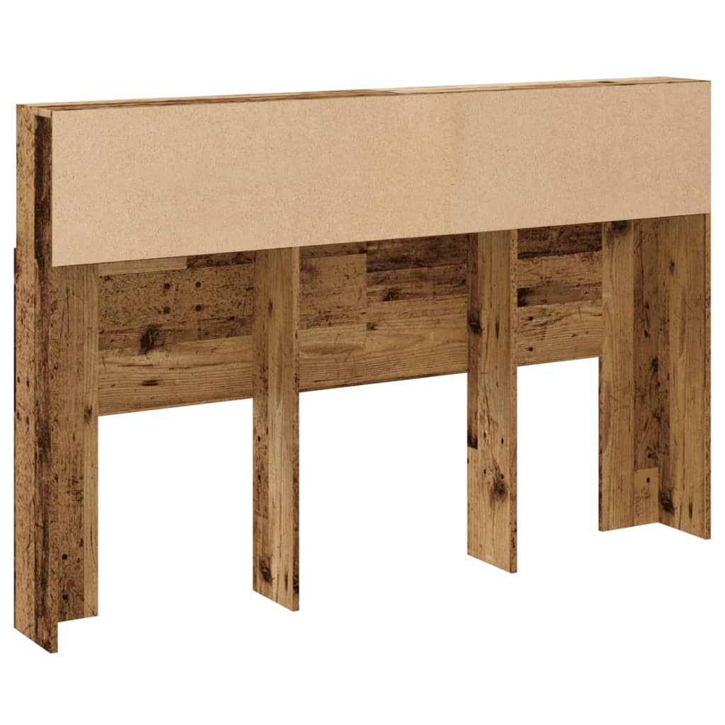 vidaXL Tăblie pat cu dulap, lemn vechi 160x19x103,5 cm lemn prelucrat vidaXL Tăblie pat cu dulap, lemn vechi 160x19x103,5 cm lemn prelucrat