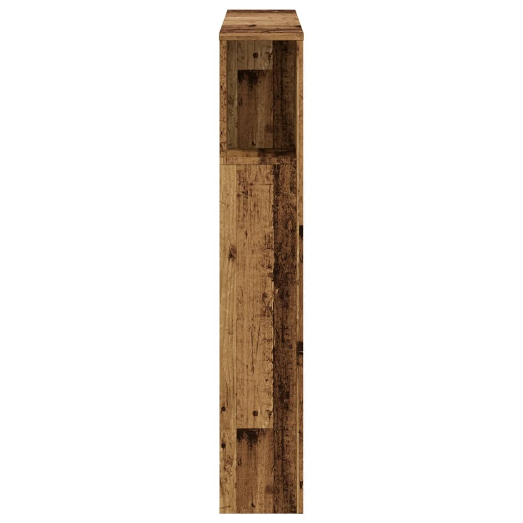 vidaXL Tăblie pat cu dulap, lemn vechi 100x18,5x102,5 cm lemn prelucrat vidaXL Tăblie pat cu dulap, lemn vechi 100x18,5x102,5 cm lemn prelucrat