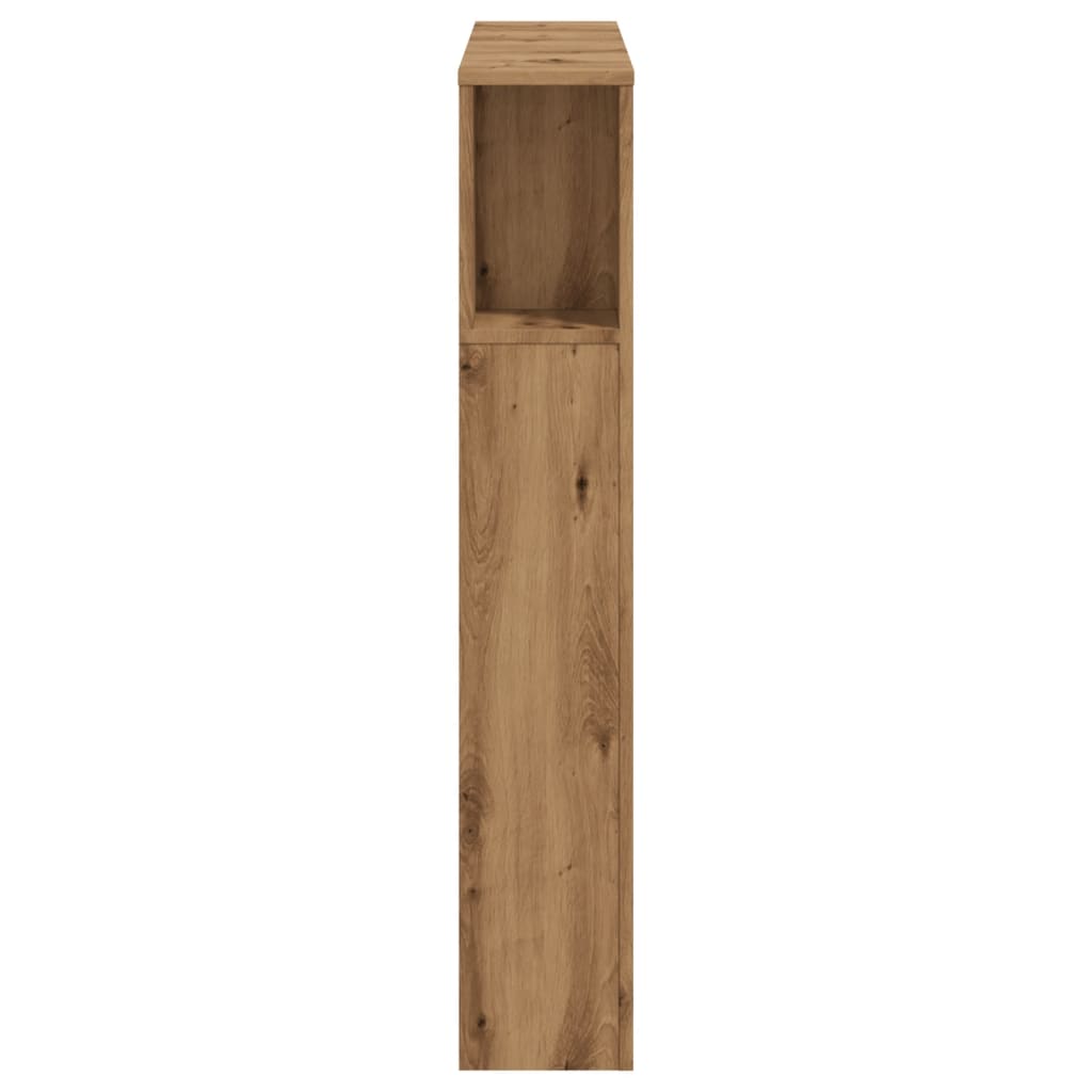 vidaXL Tăblie pat dulap stejar artizanal 100x18,5x102,5cm lemn prelucrat vidaXL Tăblie pat dulap stejar artizanal 100x18,5x102,5cm lemn prelucrat