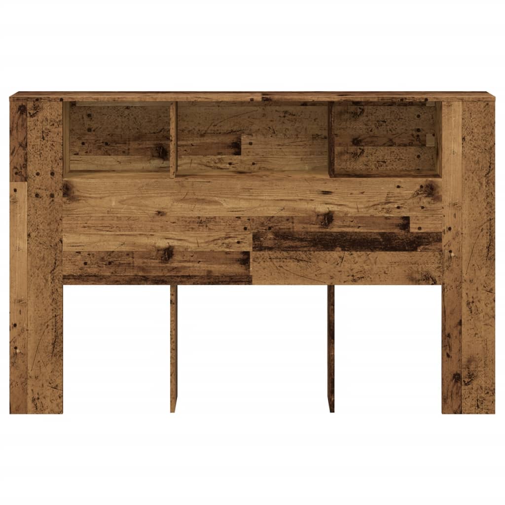 vidaXL Tăblie pat cu dulap lemn vechi 160x18,5x103,5 cm lemn prelucrat vidaXL Tăblie pat cu dulap lemn vechi 160x18,5x103,5 cm lemn prelucrat