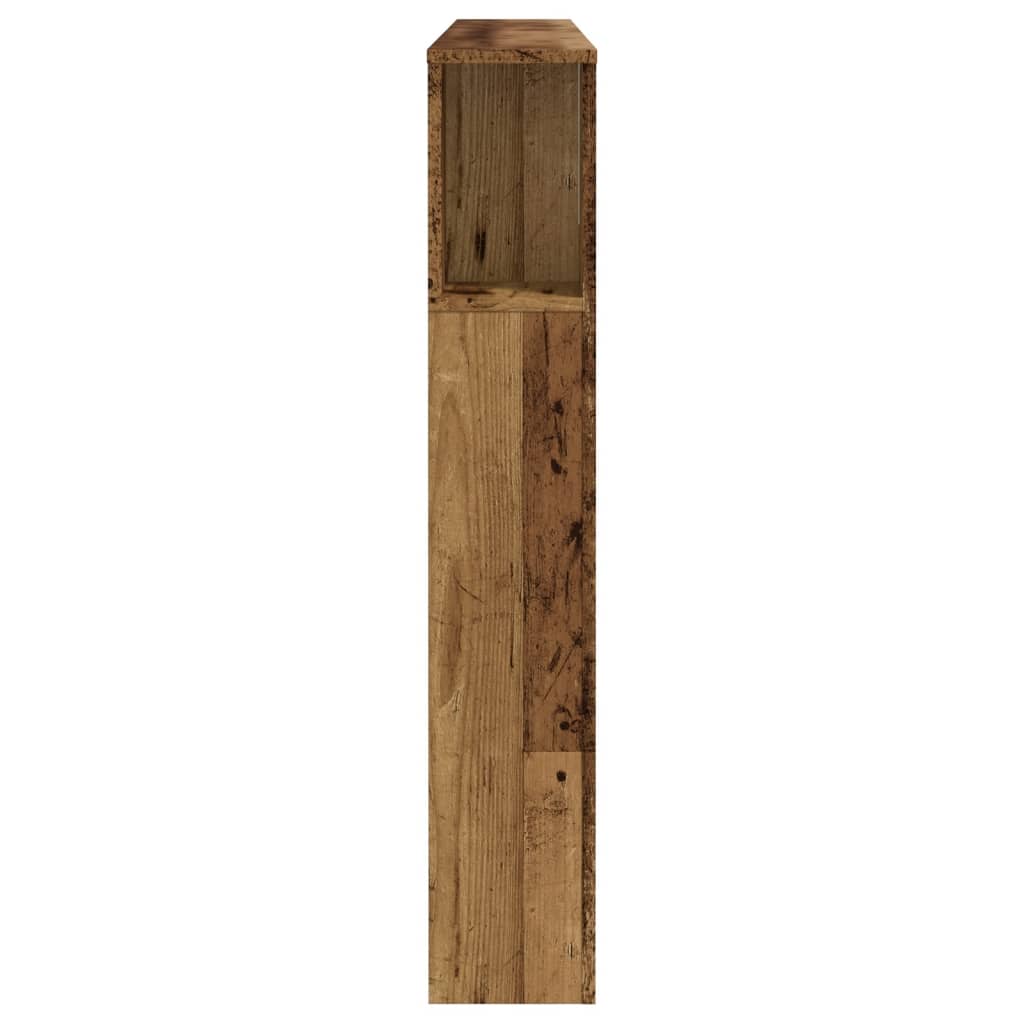 vidaXL Tăblie pat cu dulap lemn vechi 160x18,5x103,5 cm lemn prelucrat vidaXL Tăblie pat cu dulap lemn vechi 160x18,5x103,5 cm lemn prelucrat