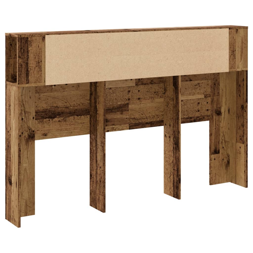 vidaXL Tăblie pat cu dulap lemn vechi 160x18,5x103,5 cm lemn prelucrat vidaXL Tăblie pat cu dulap lemn vechi 160x18,5x103,5 cm lemn prelucrat