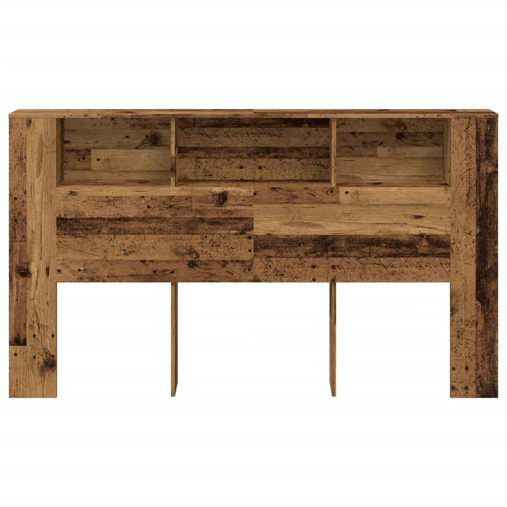 vidaXL Tăblie pat cu dulap lemn vechi 180x18,5x102,5 cm lemn prelucrat vidaXL Tăblie pat cu dulap lemn vechi 180x18,5x102,5 cm lemn prelucrat