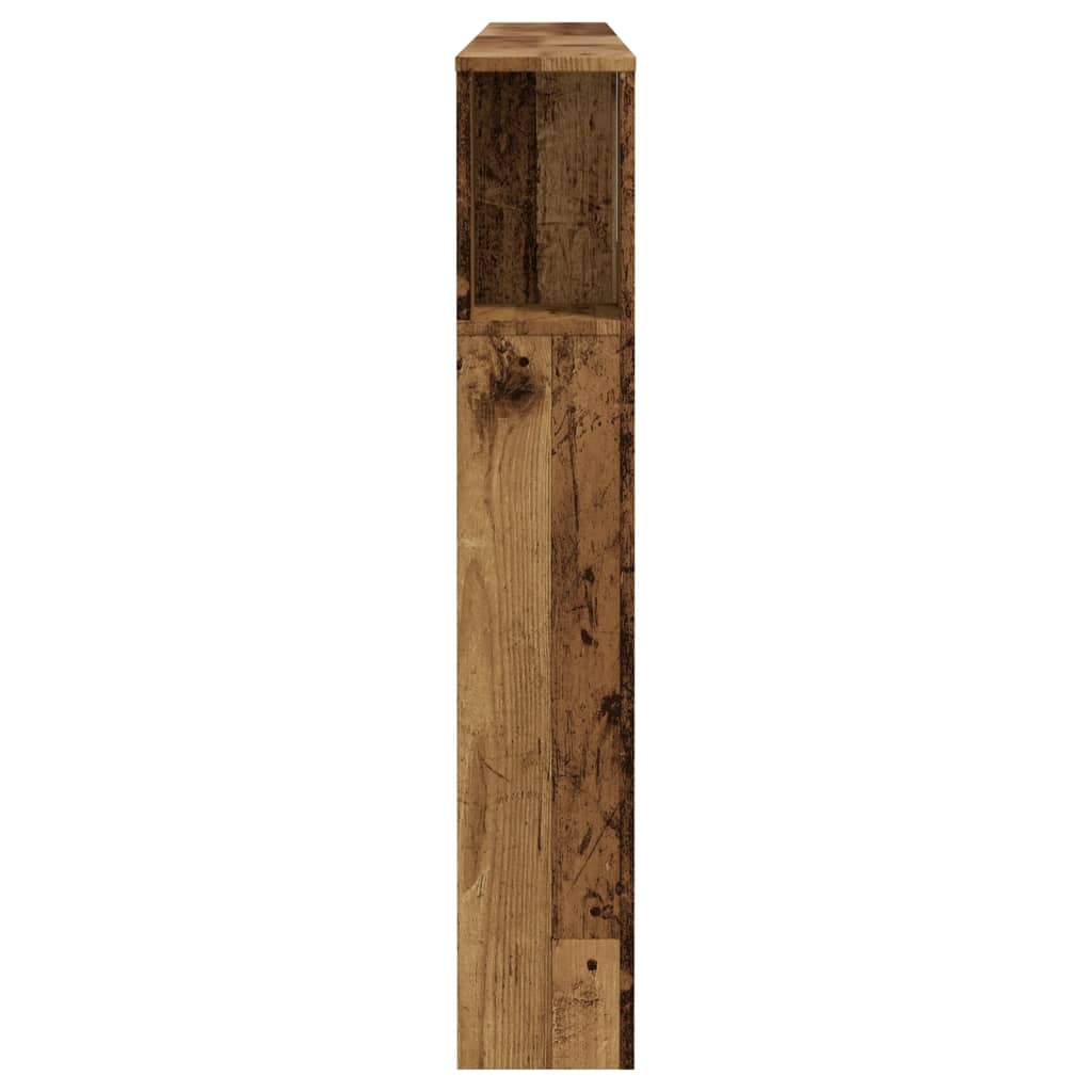 vidaXL Tăblie pat cu dulap lemn vechi 180x18,5x102,5 cm lemn prelucrat vidaXL Tăblie pat cu dulap lemn vechi 180x18,5x102,5 cm lemn prelucrat