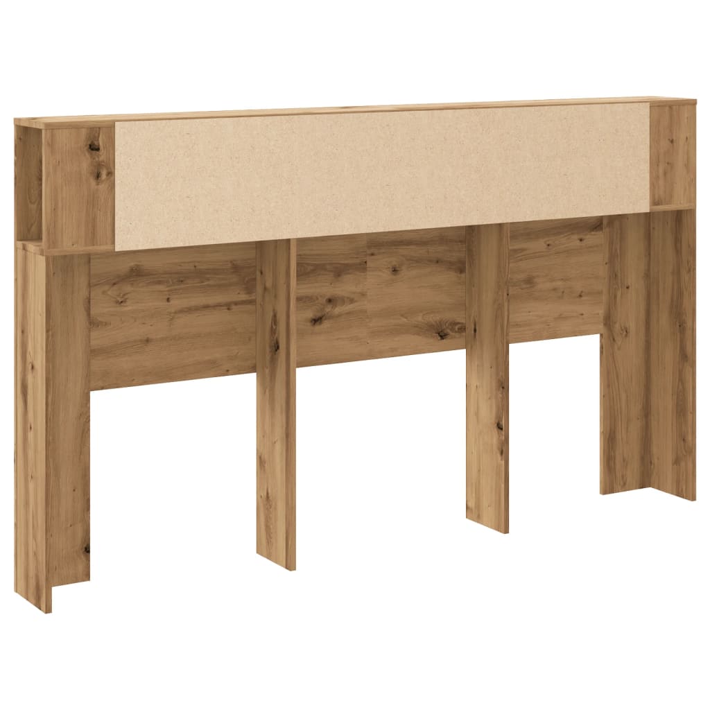 vidaXL Tăblie pat/dulap lemn artizanal 180x18,5x102,5cm lemn prelucrat vidaXL Tăblie pat/dulap lemn artizanal 180x18,5x102,5cm lemn prelucrat