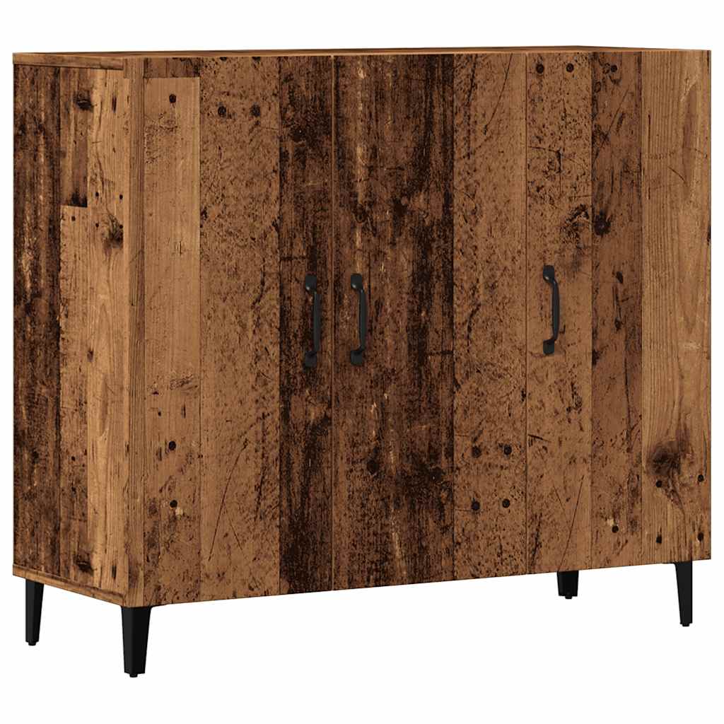 vidaXL Dulap, lemn vechi, 90x34x80 cm, lemn prelucrat