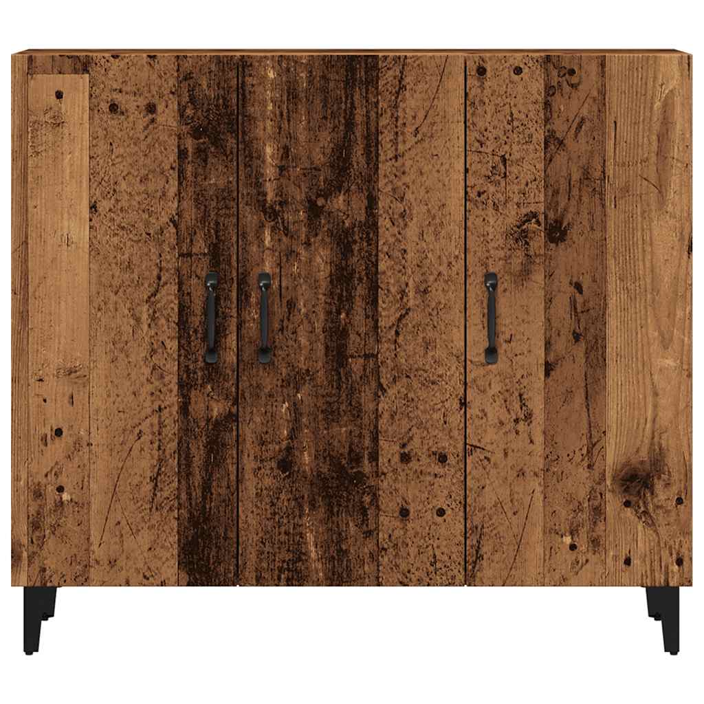 vidaXL Dulap, lemn vechi, 90x34x80 cm, lemn prelucrat